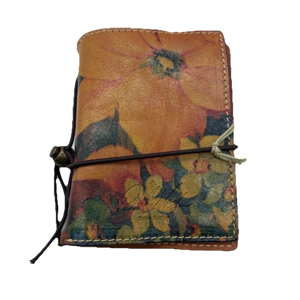 Patricia Nash Italian Leather Printed Journal Cover Refillable NWT